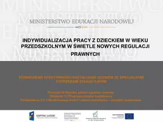 podniesienie efektywno ci kszta cenia uczni w ze specjalnymi potrzebami edukacyjnymi