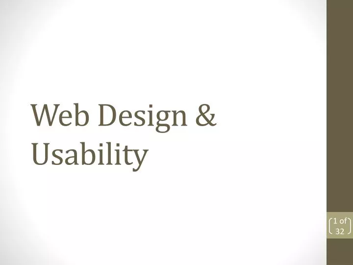 web design usability