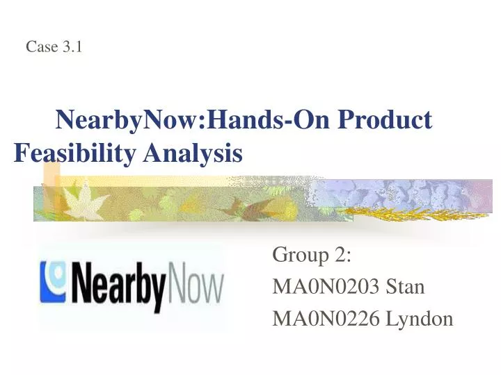 nearbynow hands on product feasibility analysis