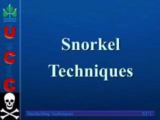Snorkel Techniques