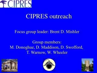 CIPRES outreach