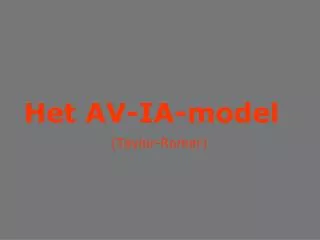 het av ia model