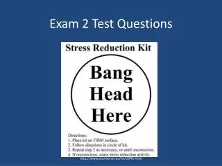 Exam 2 Test Questions