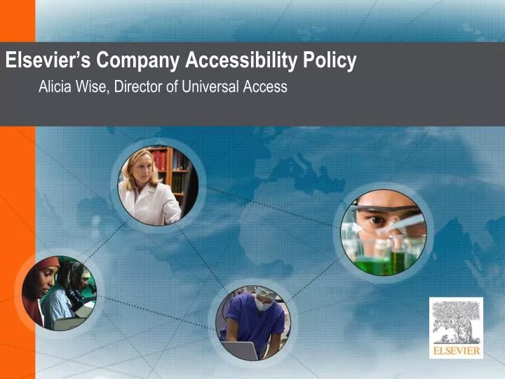 elsevier s company accessibility policy