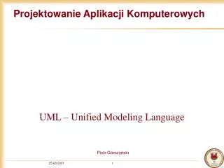 projektowanie aplikacji komputerowych
