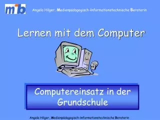lernen mit dem computer