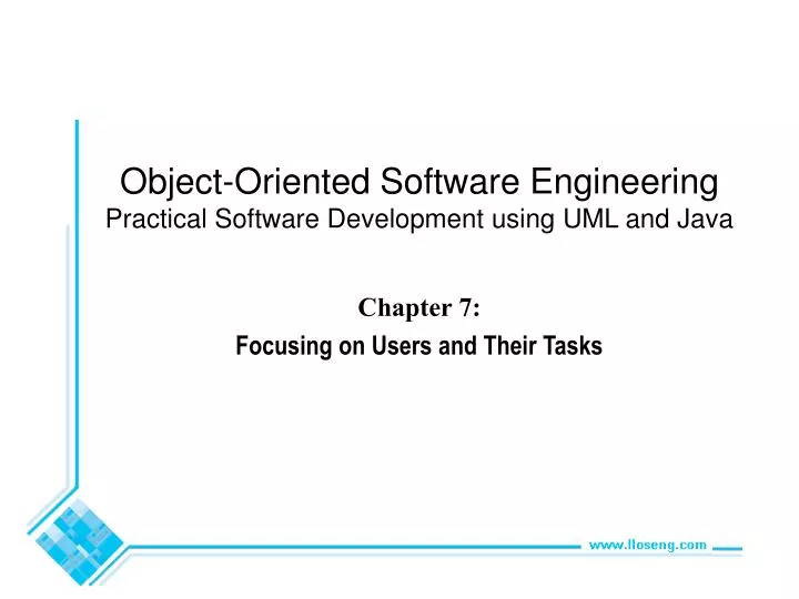 chapter 7 focusing on users and their tasks
