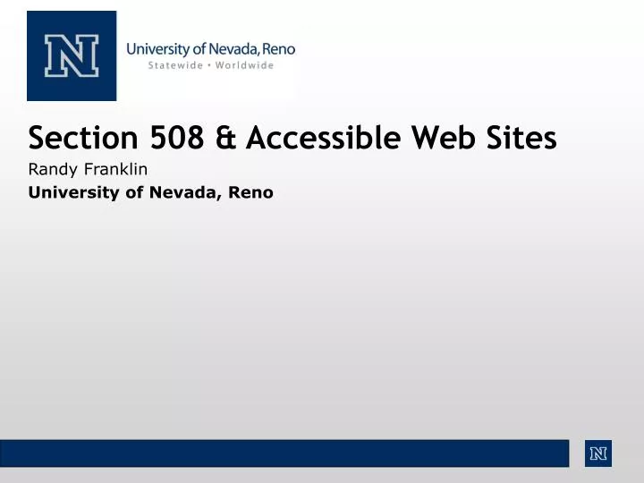 section 508 accessible web sites