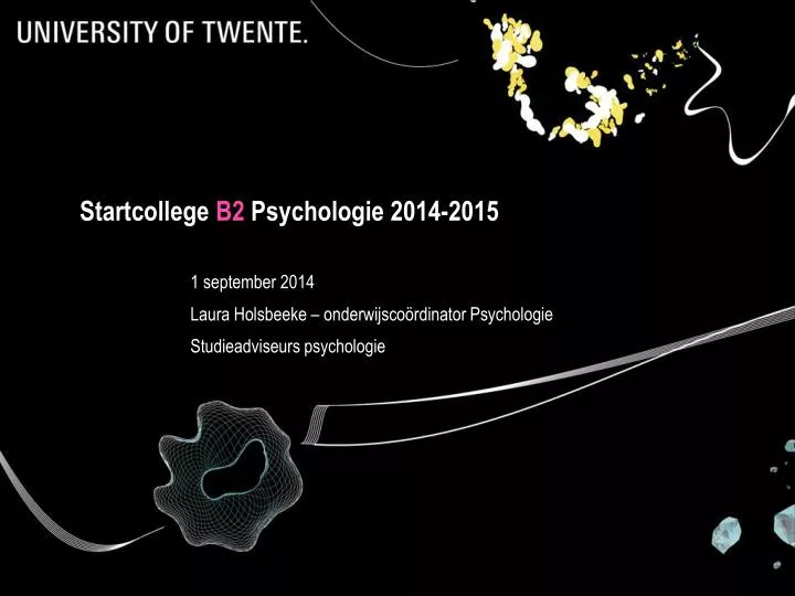 startcollege b2 psychologie 2014 2015