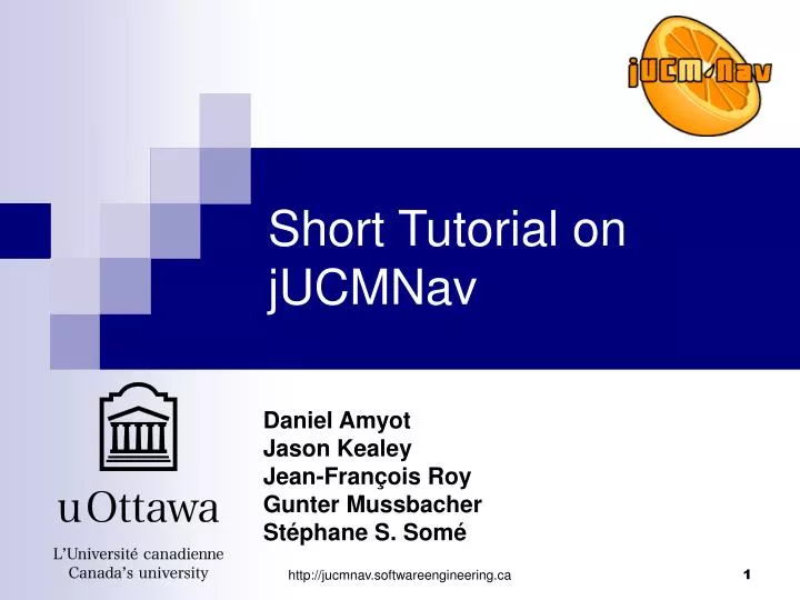 short tutorial on jucmnav