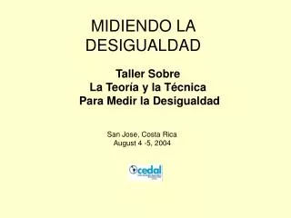 midiendo la desigualdad