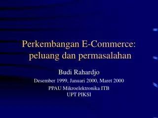 perkembangan e commerce peluang dan permasalahan