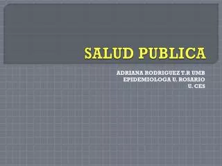 salud publica
