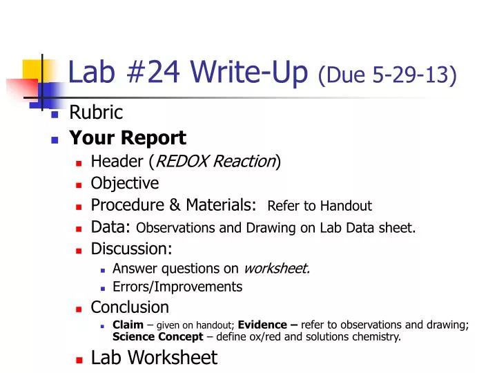 lab 24 write up due 5 29 13