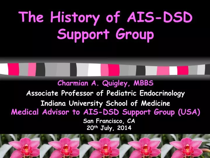 the history of ais dsd support group