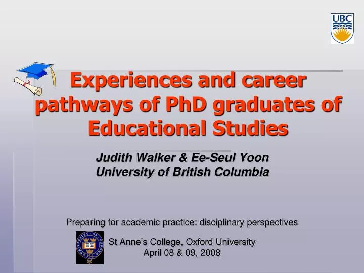 experiences and career pathways of phd graduates of educational studies