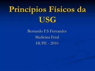 princ pios f sicos da usg