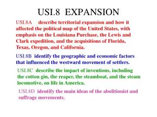 USI.8 EXPANSION