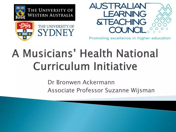 a musicians health national curriculum initiative
