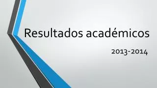 resultados acad micos
