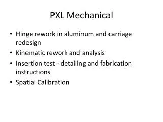 PXL Mechanical