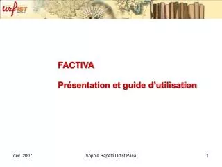 factiva pr sentation et guide d utilisation