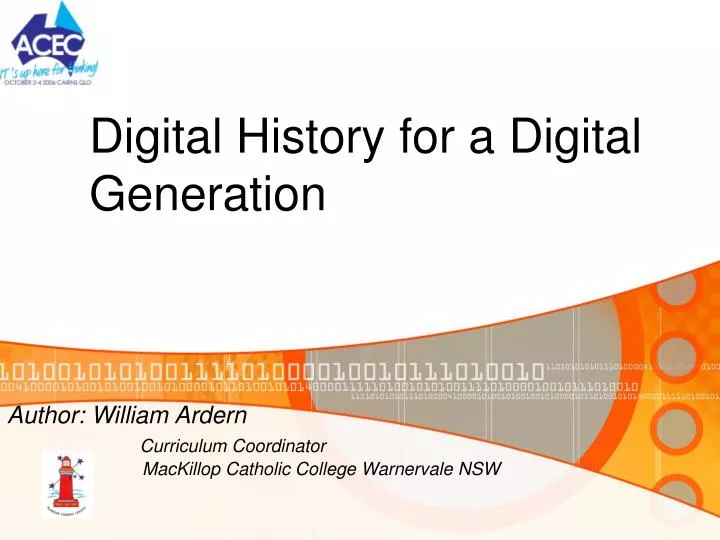 digital history for a digital generation