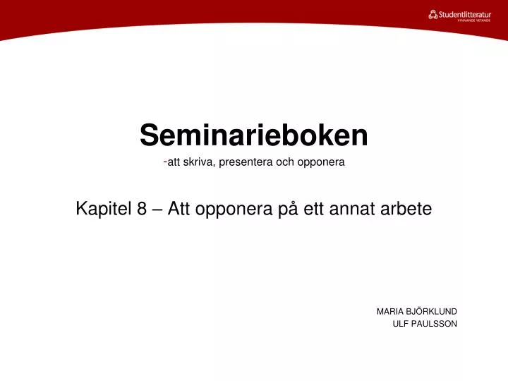 seminarieboken