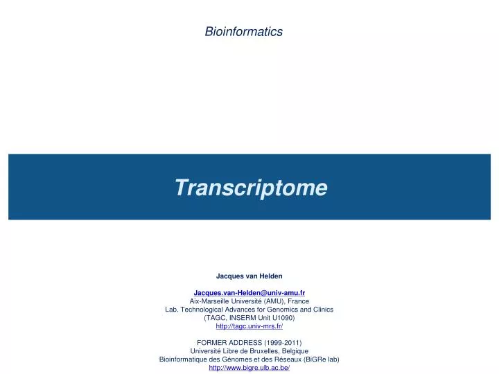 bioinformatics