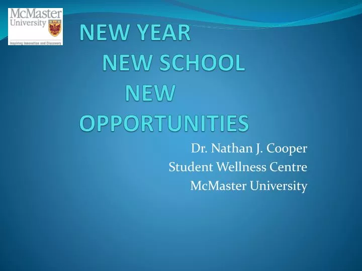 new year new school new opportunities