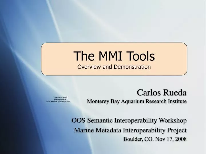 the mmi tools
