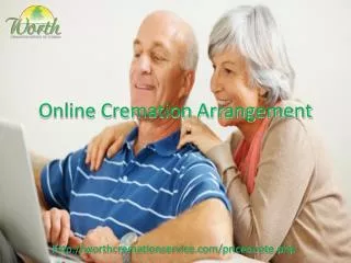 online cremation arrangement