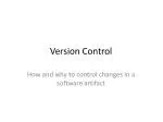 Version Control - slide 1