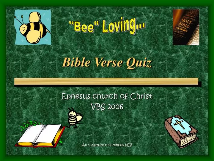 bible verse quiz