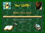 Bible Verse Quiz - slide 1