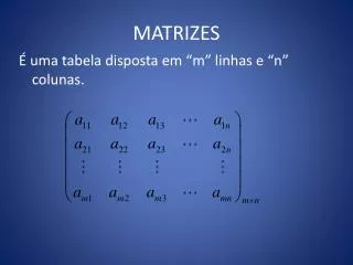 matrizes