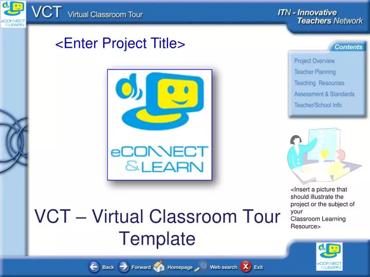 vct virtual classroom tour template