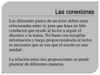 las conexiones
