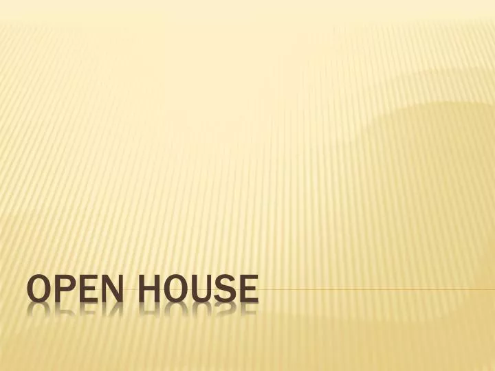 open house