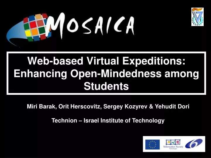 web based virtual expeditions enhancing open mindedness among students