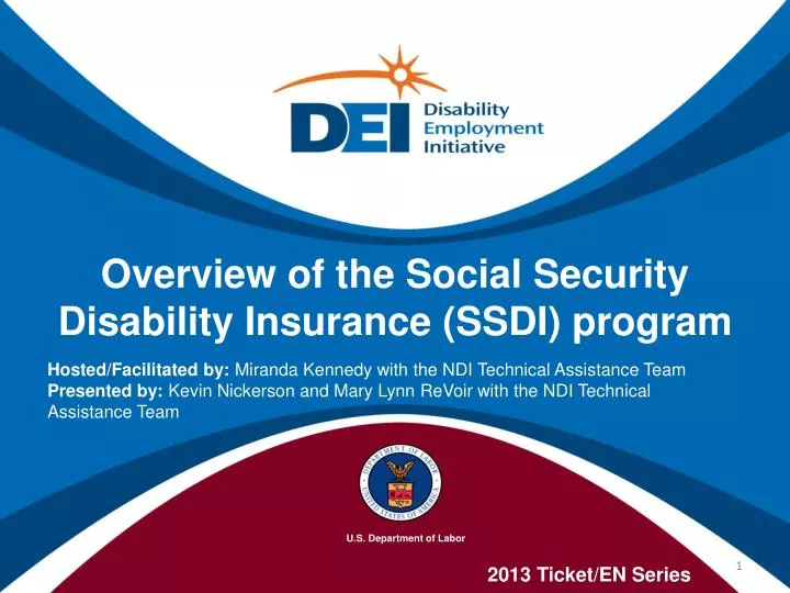 overview of the social security disability insurance ssdi program