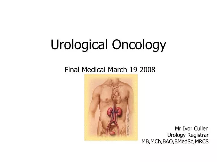 urological oncology