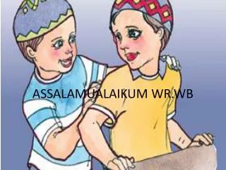 assalamualaikum wr wb