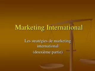 marketing international