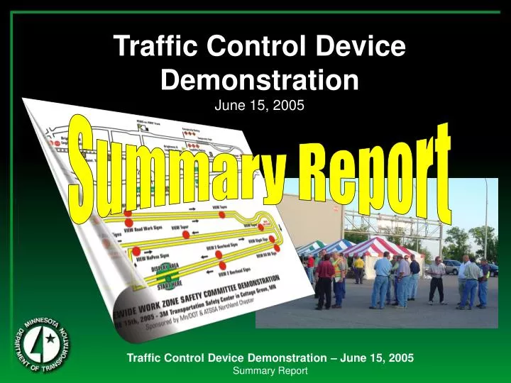 traffic control device demonstration june 15 2005