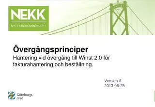 hantering vid verg ng till winst 2 0 f r fakturahantering och best llning