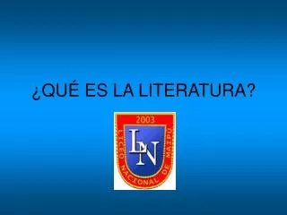 qu es la literatura