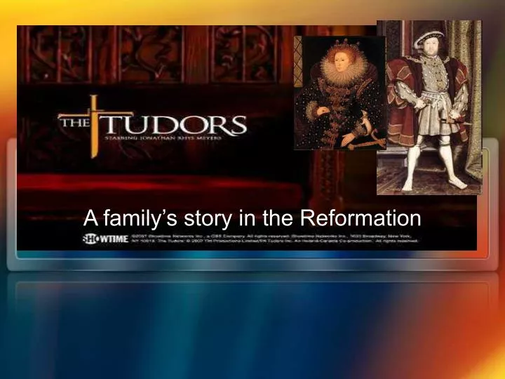 a family s story in the reformation