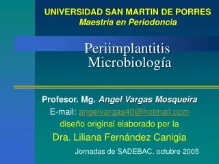 Periimplantitis Microbiología