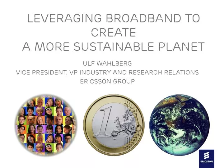 leveraging broadband to create a more sustainable planet